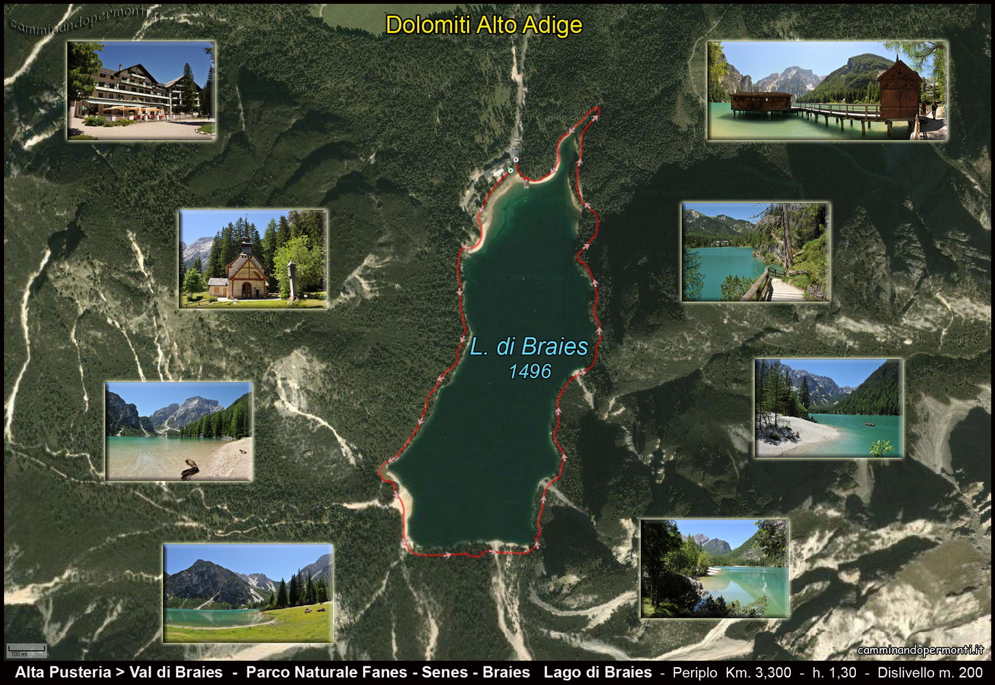lago di braies dove si trova cartina